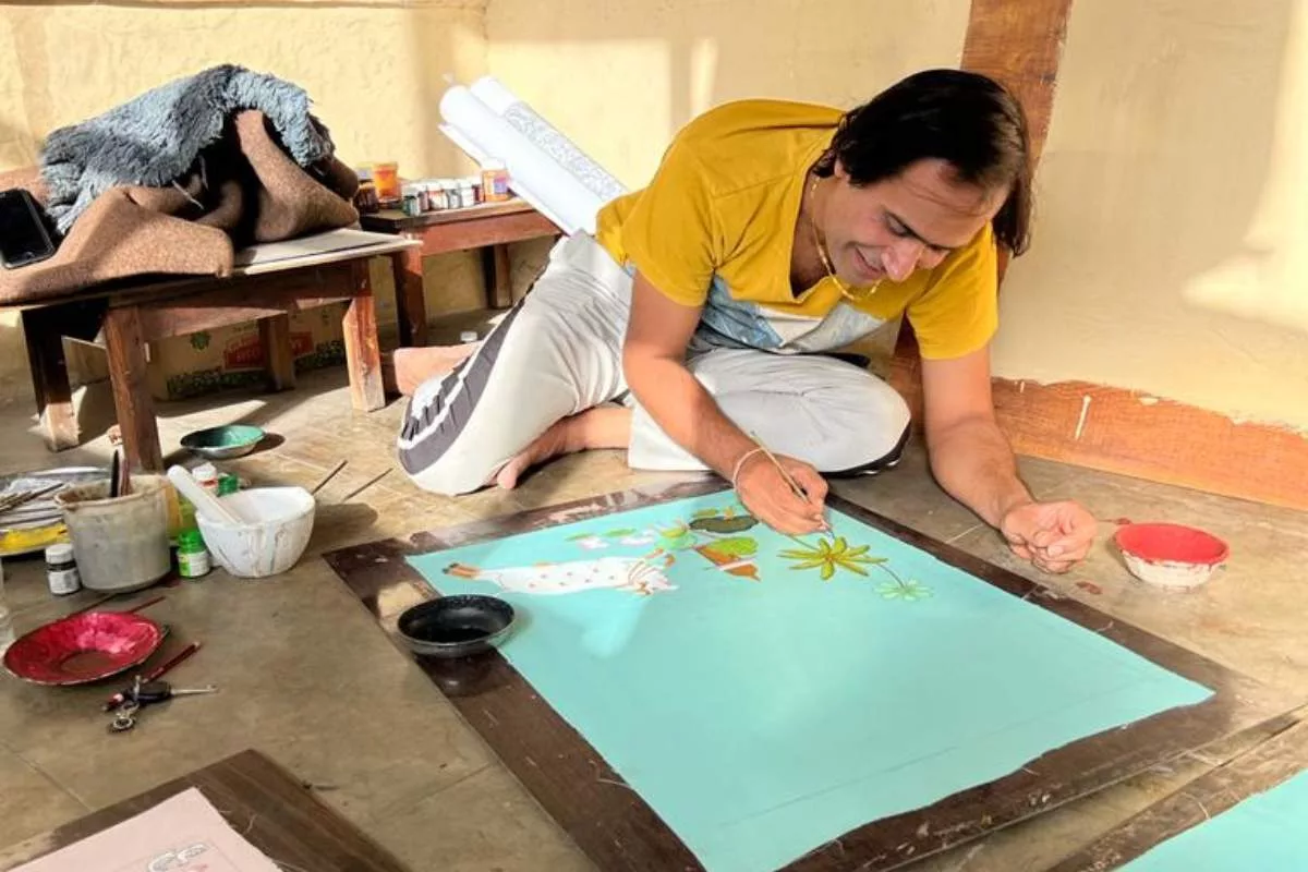 How Kuldeepak Soni is keeping his family’s legacy of Pichwai painting alive through his art